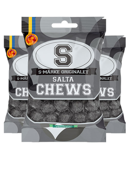 3 S-märke Chews Salty (80g x 3)